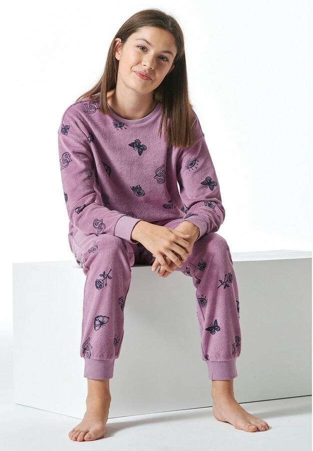 Schiesser Huispak Nightwear met allover-print (2-delig)