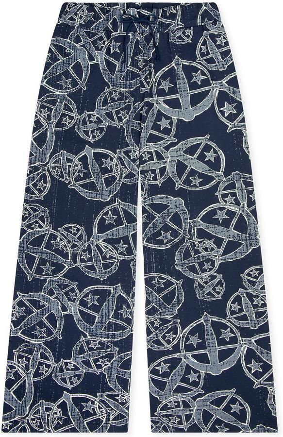 Schiesser Loungebroek 150 YEARS zijdelingse zakken wijde pijp katoen bindkoord - Foto 5