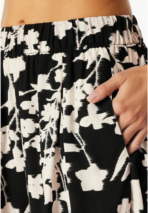 Schiesser Loungebroek Mix + Relax elastische band viscose zijzakken wijde pijp - Foto 2