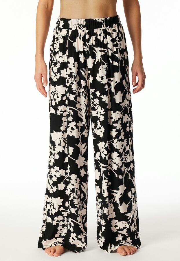 Schiesser Loungebroek Mix + Relax elastische band viscose zijzakken wijde pijp - Foto 7