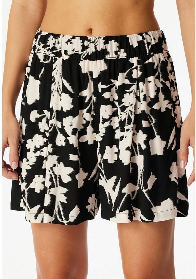 Schiesser Loungebroek Mix + Relax elastische band viscose zijzakken wijde pijp