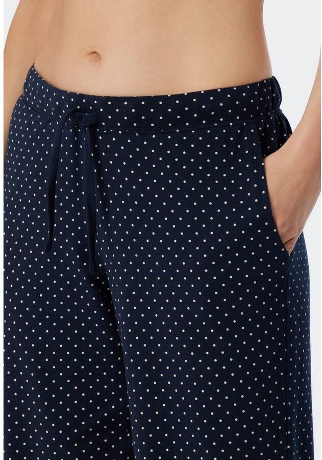 Schiesser Loungebroek Mix + Relax zijdelingse zakken elastische band single jersey comfortabel