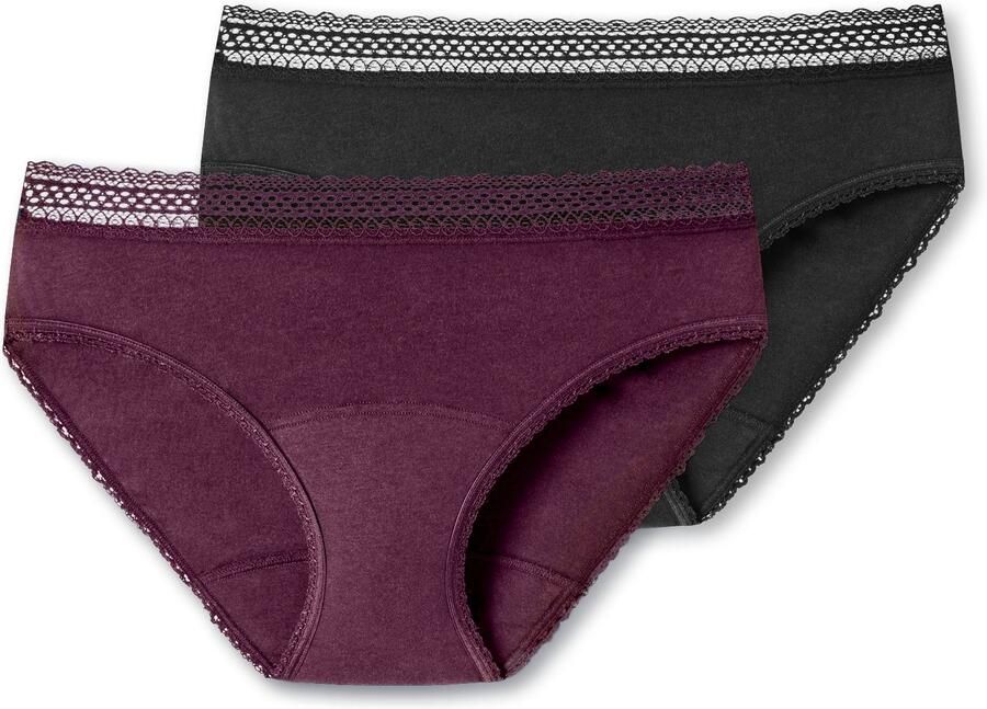 Schiesser Menstruatieslip Secret Care met betrouwbare lekbescherming (2 stuks Set van 2) - Foto 5