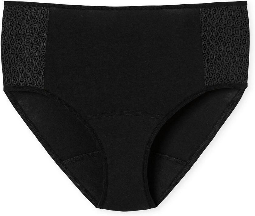 Schiesser Menstruatieslip Secret Care met kanten inzet opzij (-)