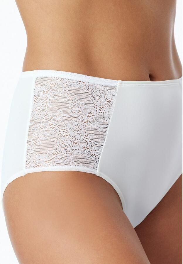 Schiesser Midislip Air met transparante kanten inzetten - Foto 3