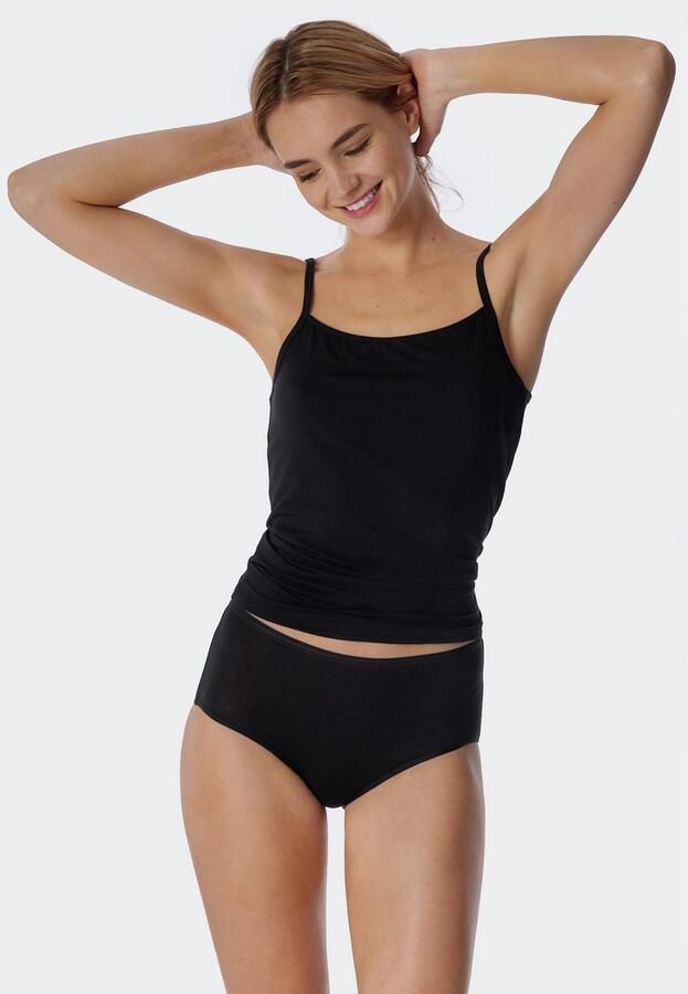 Schiesser Midislip Modal Essentials Glansgaren-details zachte band basic (Set van 2)