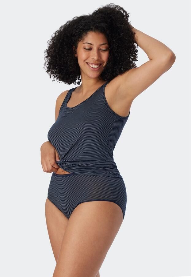 Schiesser Midislip Modal Essentials Glansgaren-details zachte band basic (Set van 2)