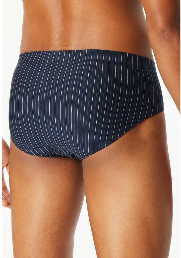 Schiesser Slim fit slip van katoenmix in een set van 3 stuks model 'Supermini' - Foto 2