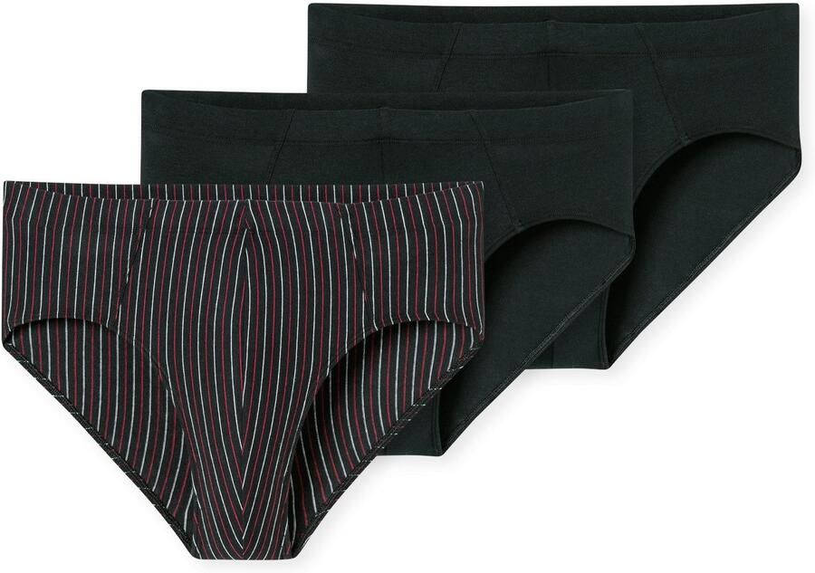 Schiesser Slim fit slip van katoenmix in een set van 3 stuks model 'Supermini' - Foto 5