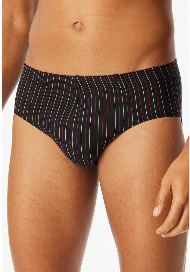 Schiesser Slim fit slip van katoenmix in een set van 3 stuks model 'Supermini'