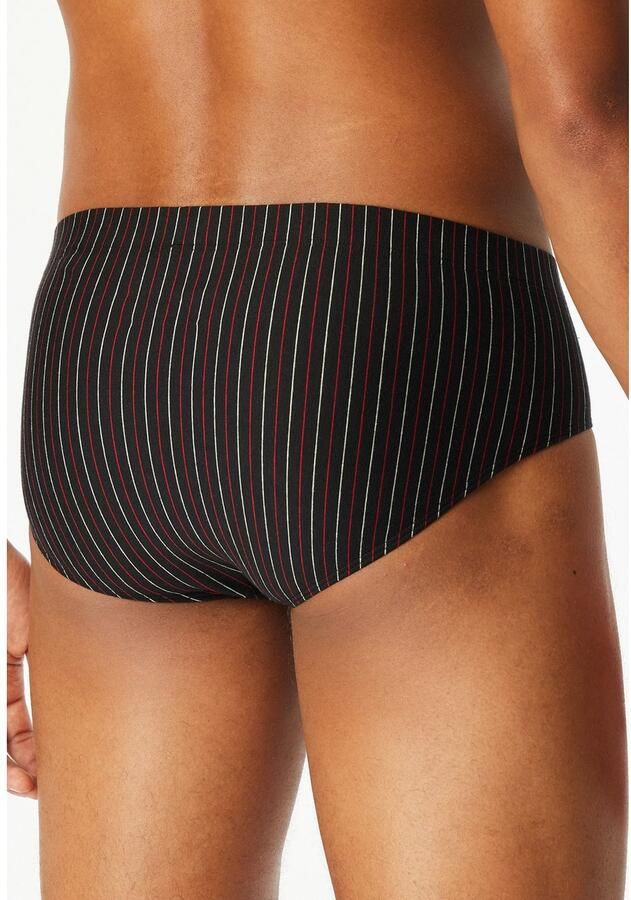 Schiesser Slim fit slip van katoenmix in een set van 3 stuks model 'Supermini' - Foto 2