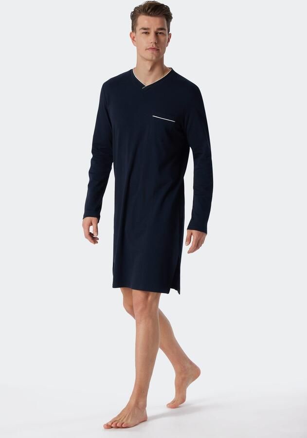 Schiesser Nachthemd Fine Interlock met lange mouwen - Foto 6