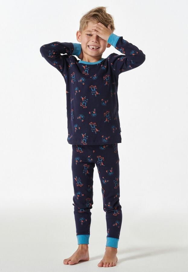 Schiesser Pyjama Boys World met allover-print (2-delig) - Foto 2