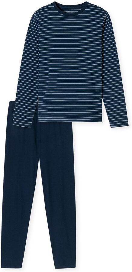 Schiesser Pyjamabovendeel met geribde ronde hals - Foto 6