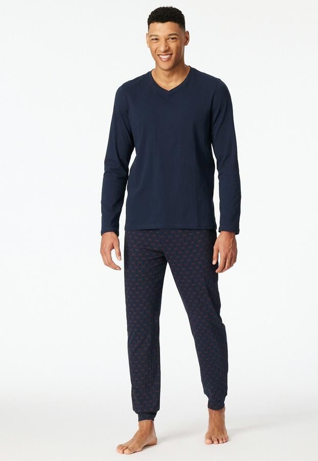 Schiesser Pyjama Casual Essentials met comfortabele boord (2-delig) - Foto 7