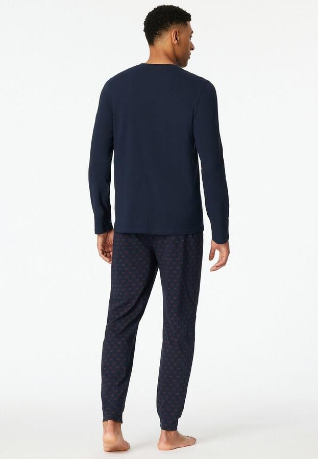 Schiesser Pyjama Casual Essentials met comfortabele boord (2-delig) - Foto 2