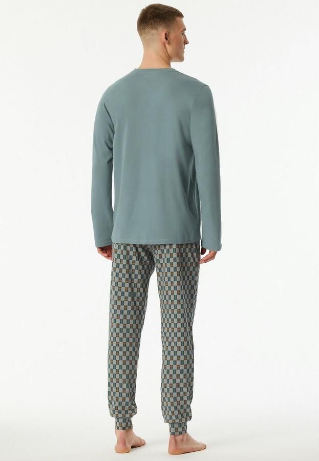 Schiesser Pyjama Casual Essentials met comfortabele boord (2-delig) - Foto 2