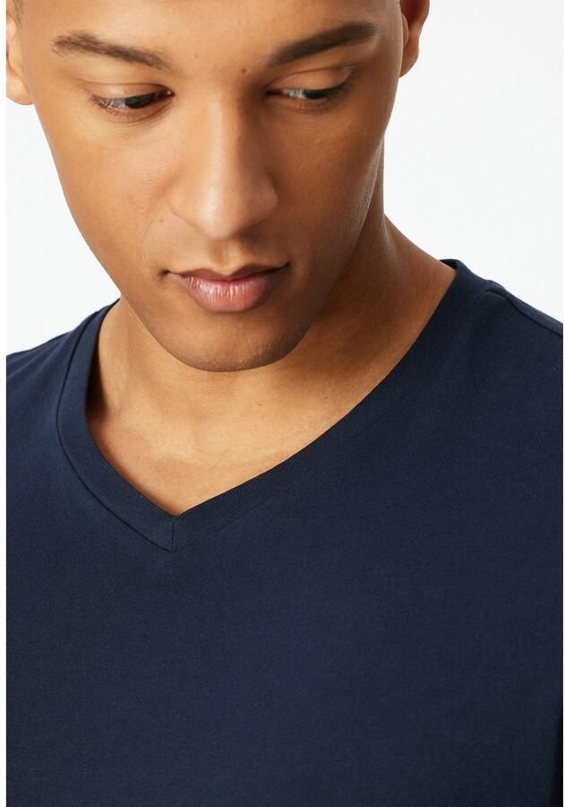 Schiesser Pyjama Casual Essentials met comfortabele boord (2-delig)