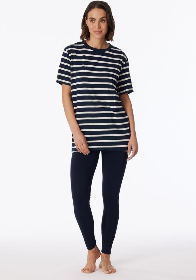 Schiesser Pyjama Casual Essentials met langere snit en modieuze strepen (2-delig) - Foto 5