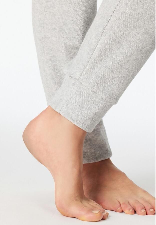 Schiesser Pyjama Casual Essentials verwar de badstof-kwaliteit ronde halslijn lange mouwen (2-delig) - Foto 2