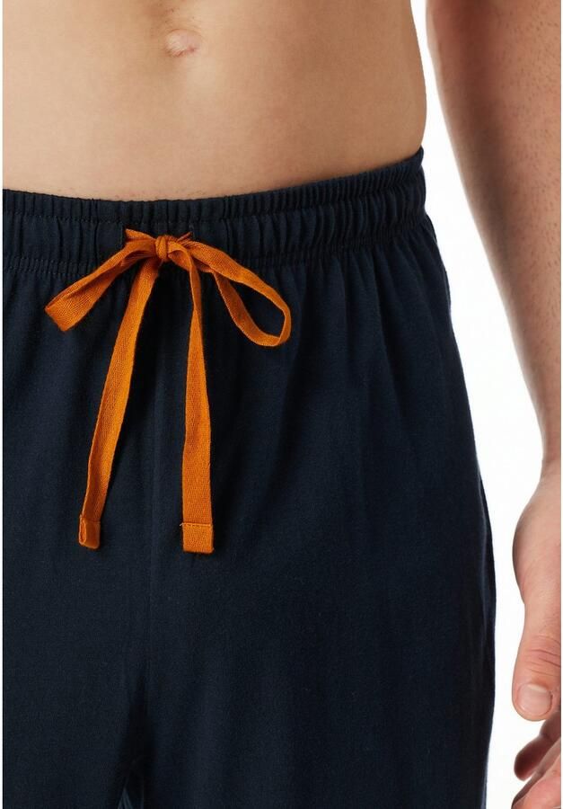 Schiesser Pyjama Casual Nightwear Ronde hals lange mouw gestreept katoen single jersey (2-delig) - Foto 2