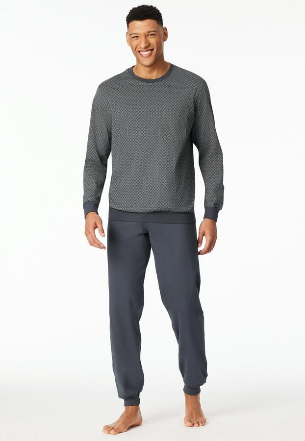 Schiesser Pyjama Comfort Essentials met comfortabele boorden (2-delig) - Foto 8