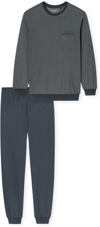 Schiesser Pyjama Comfort Essentials met comfortabele boorden (2-delig) - Foto 6