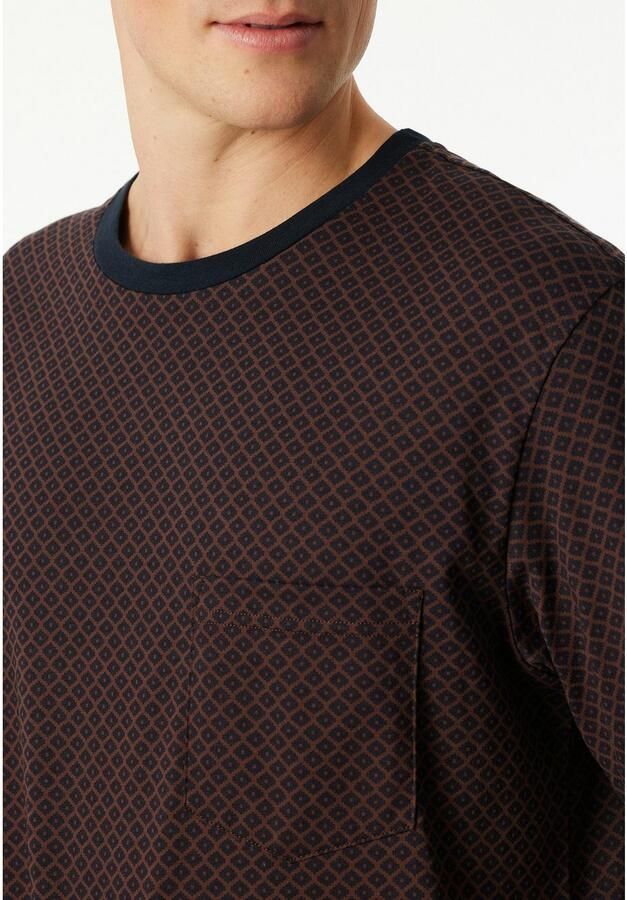 Schiesser Pyjama Comfort Essentials met comfortabele boorden (2-delig)