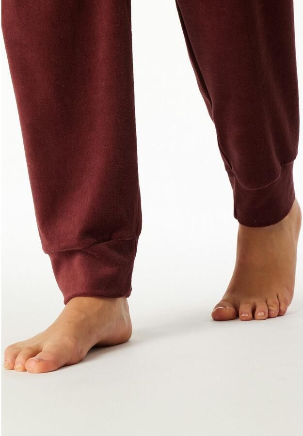 Schiesser Pyjama Comfort Nightwear Katoenmix ronde hals lange mouwen velours kwaliteit - Foto 5