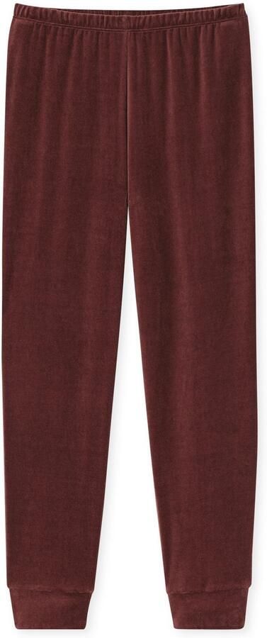 Schiesser Pyjama Comfort Nightwear Katoenmix ronde hals lange mouwen velours kwaliteit - Foto 8