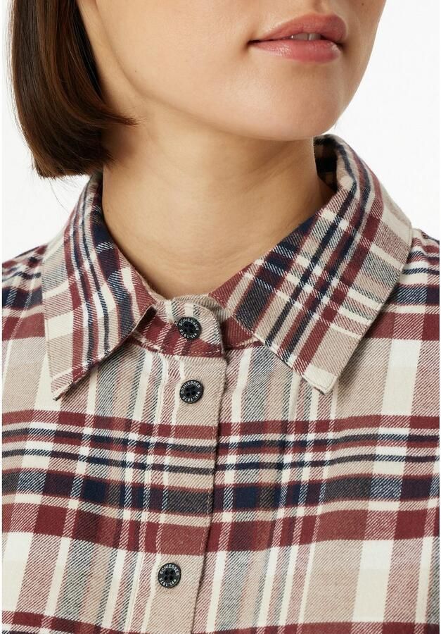 Schiesser Pyjama Familiy geruit knopen aan de voorkant katoen lange mouwen (2-delig) - Foto 2