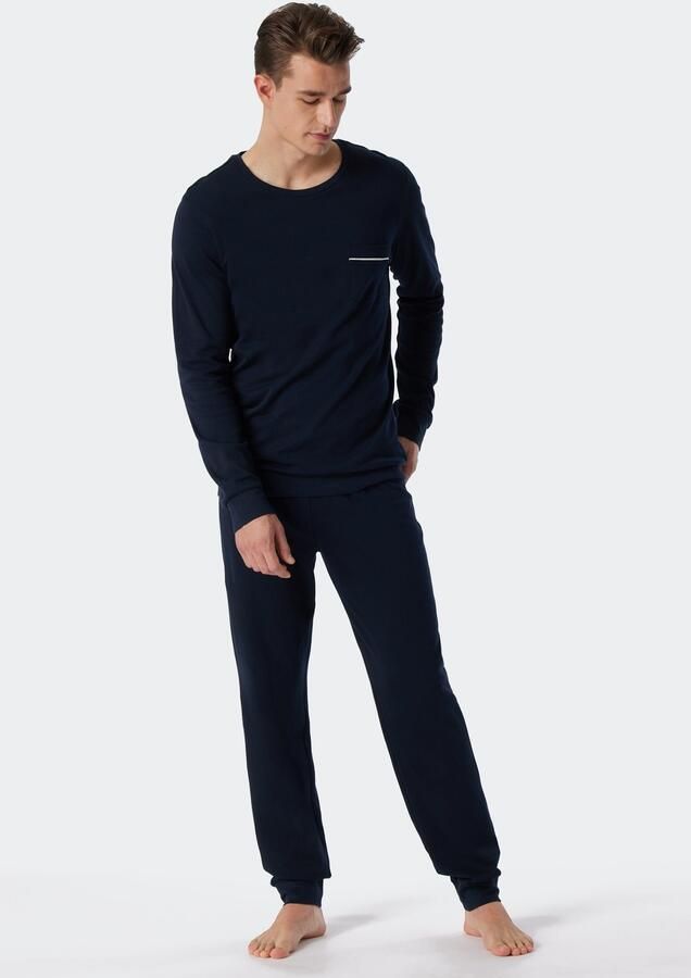 Schiesser Pyjama met borstzak model 'INTERLOCK' - Foto 7