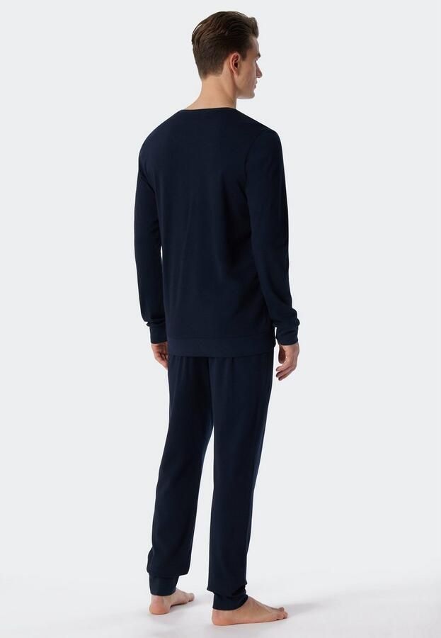 Schiesser Pyjama met borstzak model 'INTERLOCK' - Foto 3