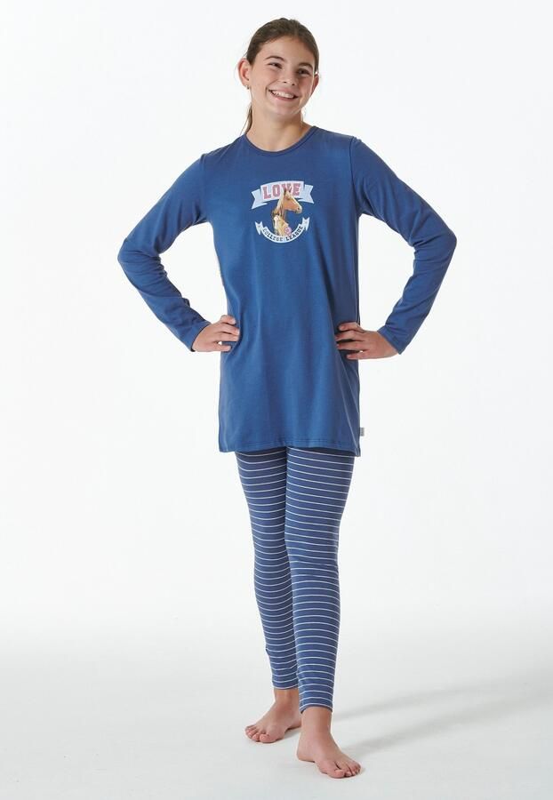 Schiesser Pyjama HORSE WORLD met motief op de borst (2-delig) - Foto 7