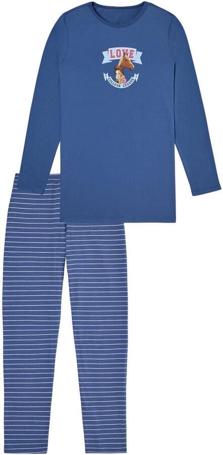 Schiesser Pyjama HORSE WORLD met motief op de borst (2-delig) - Foto 5