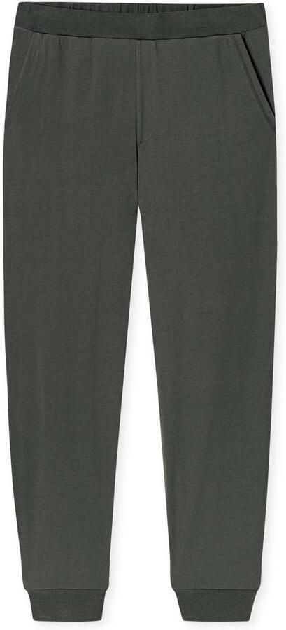 Schiesser Pyjama Modern Nightwear zijzakken borstzak lange mouw katoen single jersey (2-delig) - Foto 8