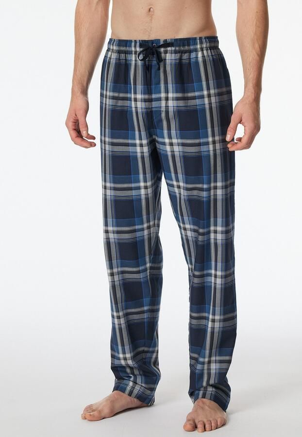 Schiesser Pyjamabroek Mix + Relax functionele knoopsluiting strikband zijzakken - Foto 6