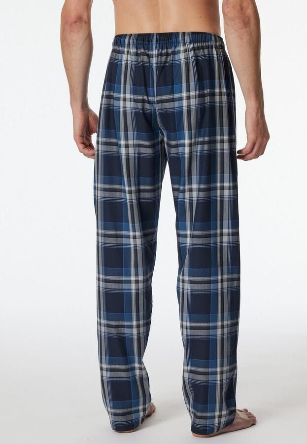 Schiesser Pyjamabroek Mix + Relax functionele knoopsluiting strikband zijzakken - Foto 2
