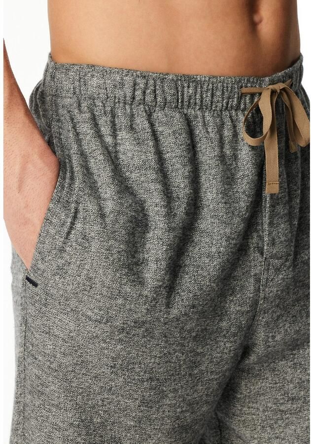 Schiesser Pyjamabroek Mix + Relax verborgen knoopsluiting zijzakken verwar d flanel