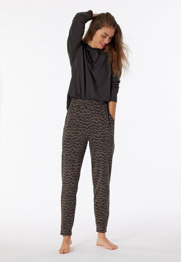 Schiesser Relaxbroek Mix+Relax met grafisch patroon - Foto 3