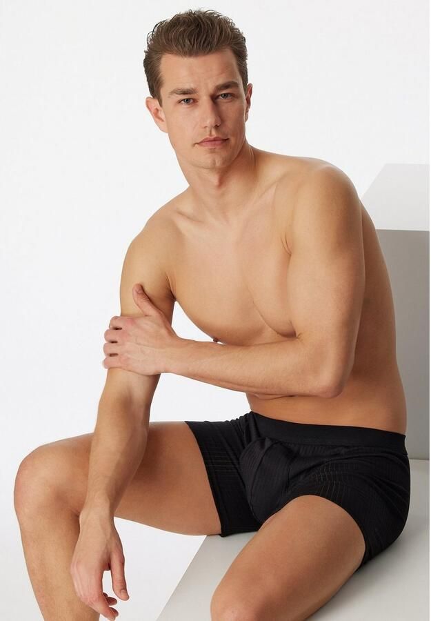 Schiesser Retro hipster Authentic met stijlvolle naaldsteek (2 stuks Set van 2) - Foto 6