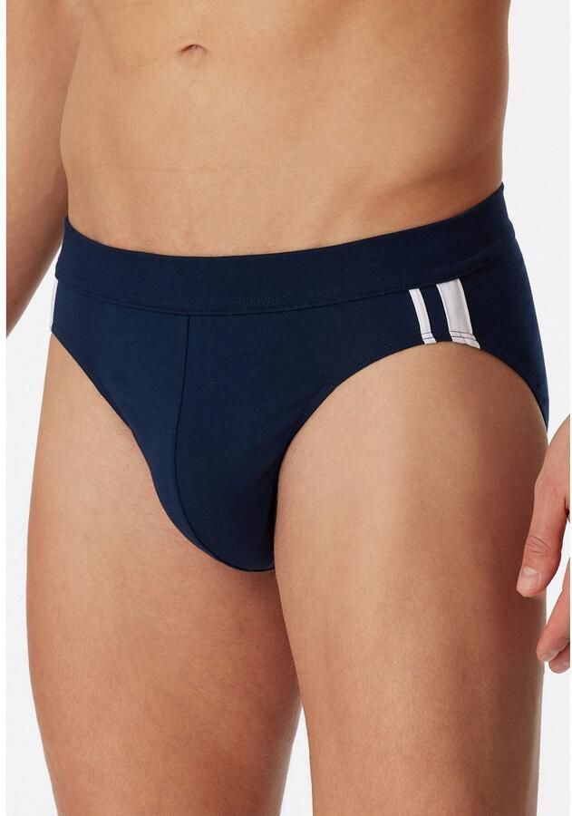 Schiesser Sportslips per 3 stuks in klassieke kleurenmix Zwart Grijs Marine