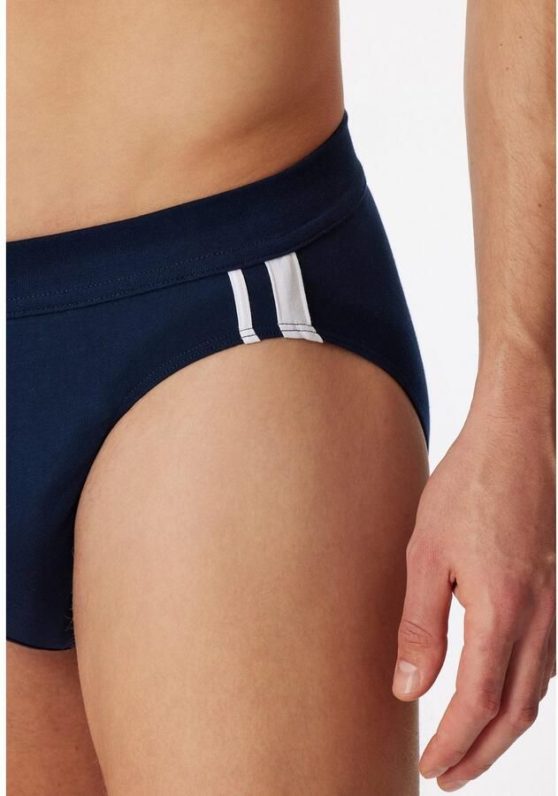 Schiesser Sportslips per 3 stuks in klassieke kleurenmix Zwart Grijs Marine - Foto 2