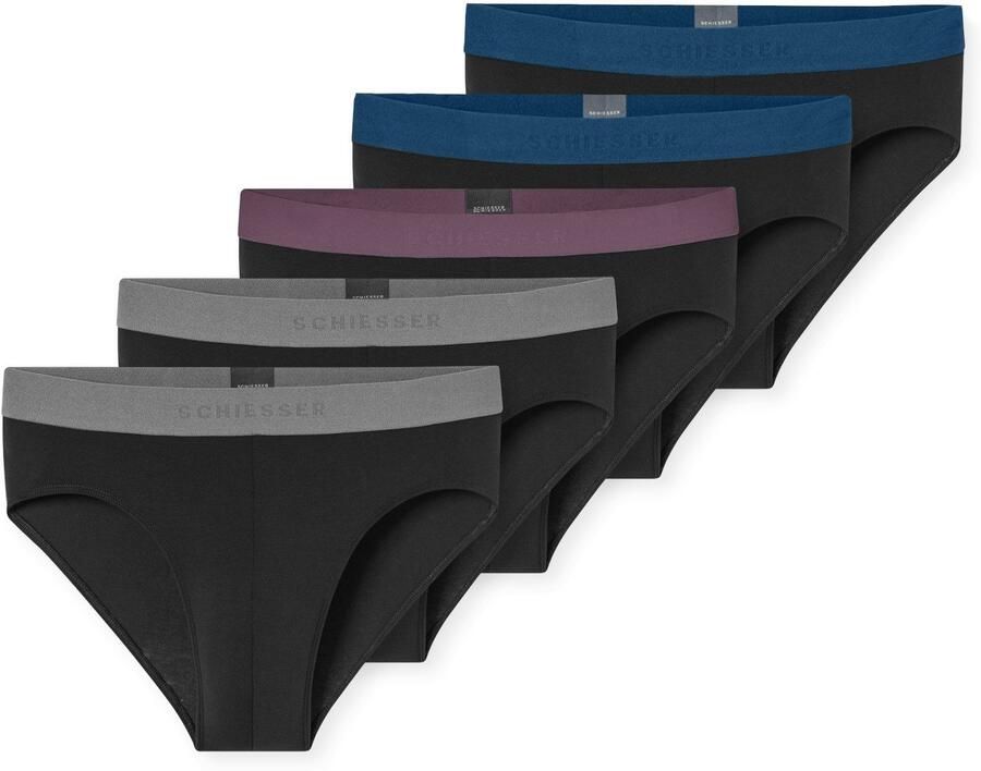 Schiesser Rio-slip 95 5 Multipacks zonder ingreep logoband (Set van 5) - Foto 6