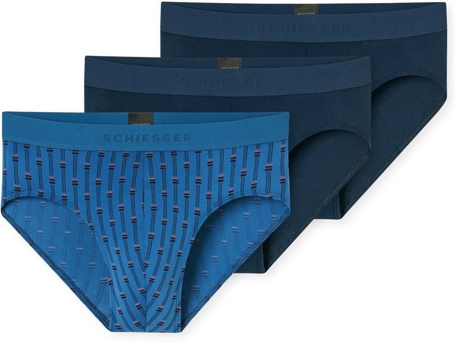 Schiesser Rio-slip 95 5 Multipacks zonder ingreep zachte logo-webgummiband (3 stuks) - Foto 6