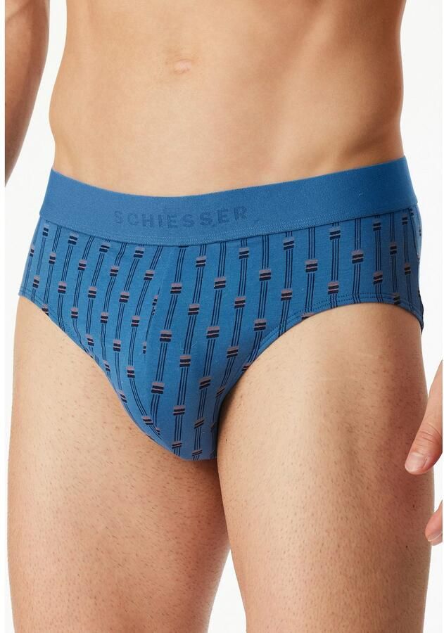 Schiesser Rio-slip 95 5 Multipacks zonder ingreep zachte logo-webgummiband (3 stuks) - Foto 2