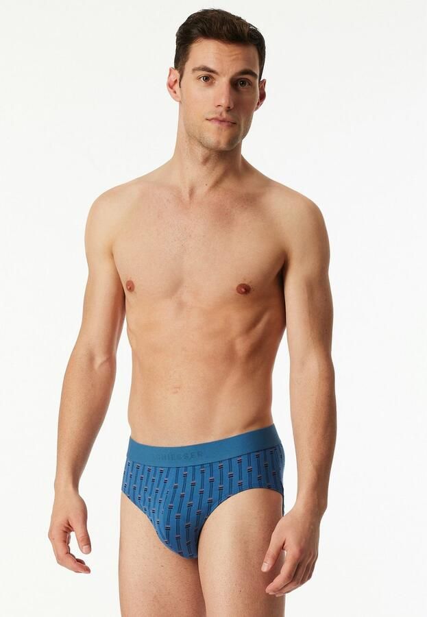 Schiesser Rio-slip 95 5 Multipacks zonder ingreep zachte logo-webgummiband (3 stuks) - Foto 4