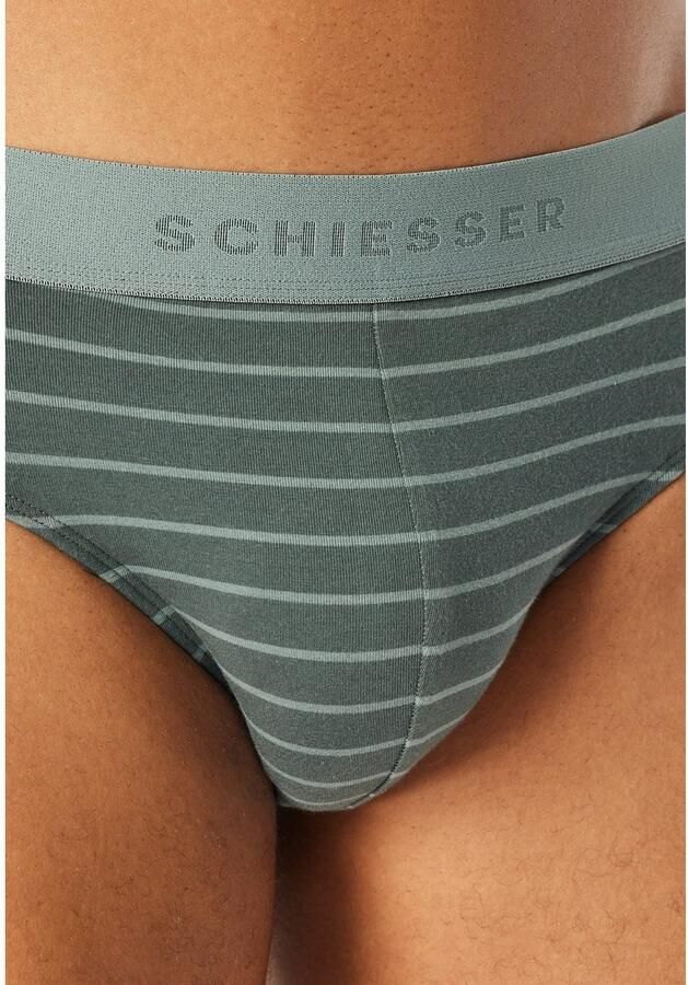 Schiesser Rio-slip 95 5 Multipacks zonder ingreep zachte logoband (Set van 3) - Foto 3
