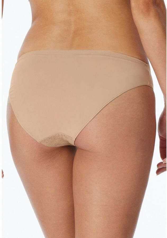 Schiesser Rio-slip Air niet-doorschijnend kanten inzetstuk zacht microvezel