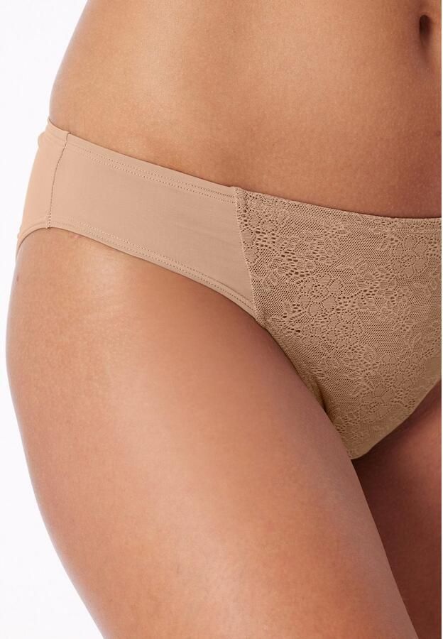 Schiesser Rio-slip Air niet-doorschijnend kanten inzetstuk zacht microvezel - Foto 3